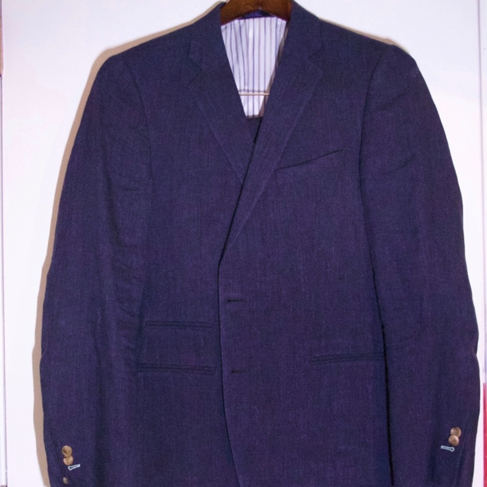 Vince Camuto Two Piece Men’s Suit in Navy Blue